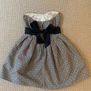 Patterned tie dress